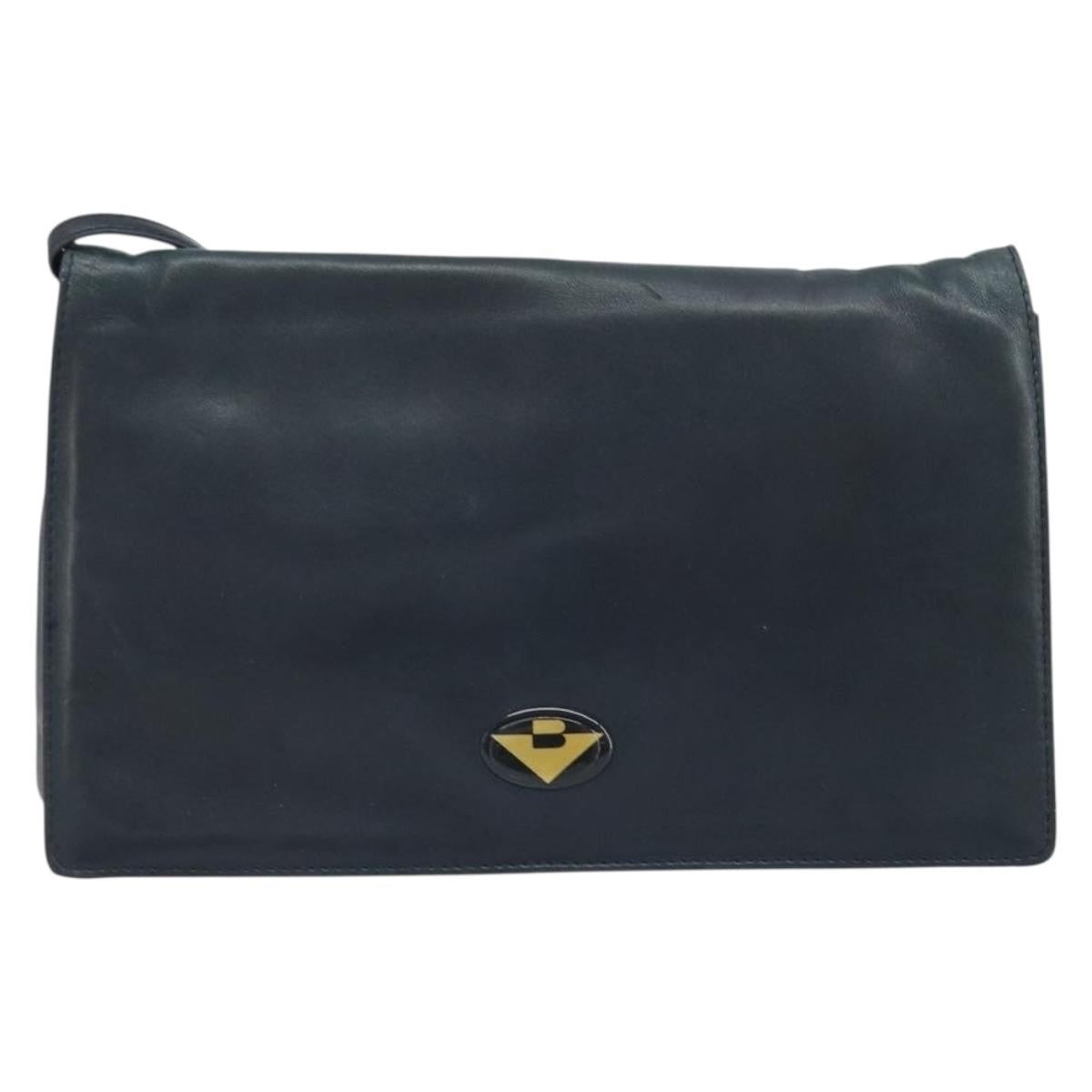 Bottega Veneta Leather Shoulder Bag Black